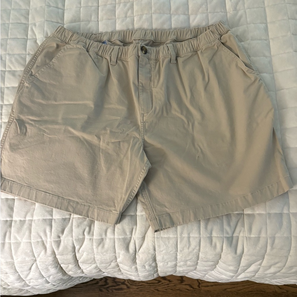 Chubbies Men's Beige Flat Front Shorts